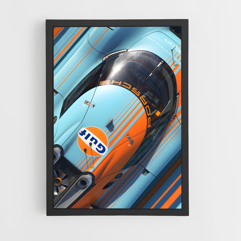 Poster Vitesse Horizon – affiche Porsche (vue 2)